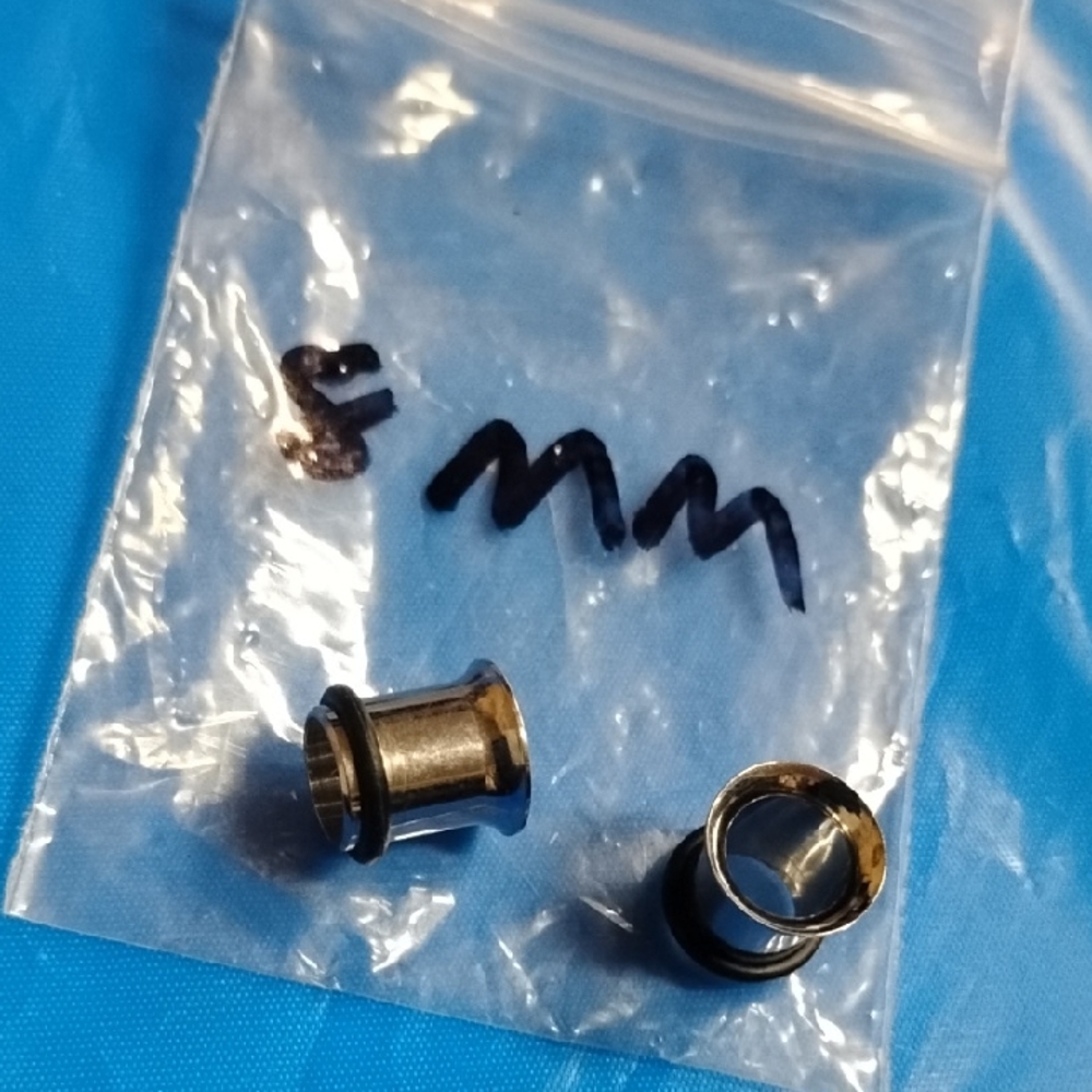 Stainless Steel Flare Ear Tunnel Set
